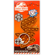 Jurassic World Bubble Pop-Eeze Brown Fidget Popper, for Child Ages 3+