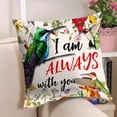 thumbnail image 4 of Flagwix Outdoor Pillows Hummingbird Pillow 17 X 17 Square Outdoor Pillows For Couch, Sofa, Patio Décor, 4 of 5