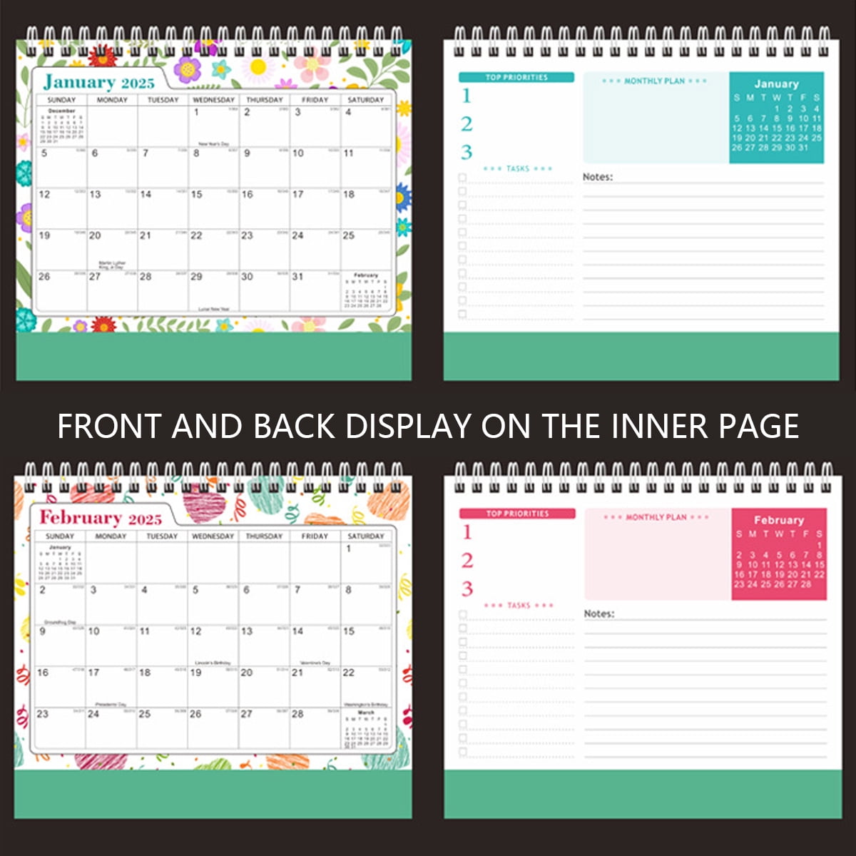 Mini Calendrier De Bureau 2025, Mini Calendrier De Bureau à Rabat