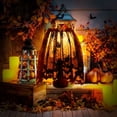 thumbnail image 5 of Gothic Halloween Lampshade Elegant Black Lace Design With Ribbon Trim Party Decoration, 5 of 5