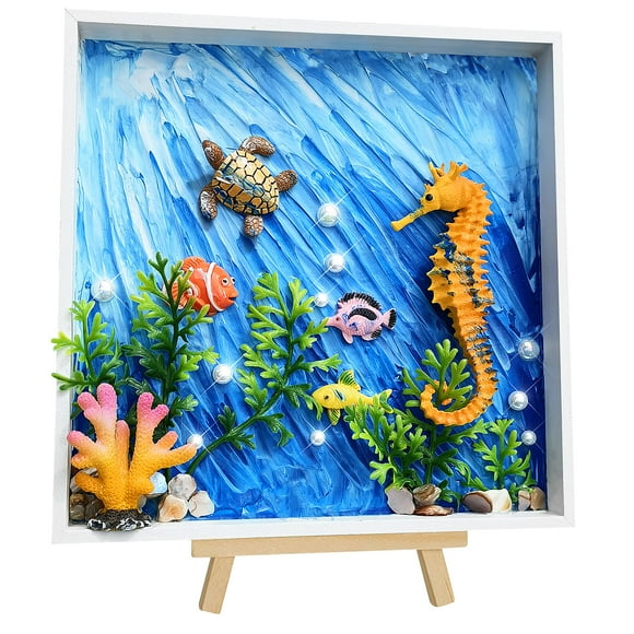 Kit de pintura DIY Kssiaz Ocean Theme con accesorios para niños