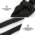 thumbnail image 3 of unbranded 1Par Cordones Planos De Encerados Negros Para Tenis Y Casuales, 3 of 8