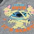 thumbnail image 3 of Lilo & Stitch - So Cute It's Scary - Toddler And Youth Raglan Graphic T-Shirt, 3 of 4