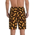 thumbnail image 2 of JUNZAN Peanuts5 Pattern Sleep Pajama Shorts for Men,Men's Pajama Bottoms,Sleepwear,Pj Shorts, 2 of 7