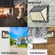 thumbnail image 4 of Trajes de lámpara al aire libre Irfora 228LED Luz de pared solar PIR Luces con sensor de movimiento Lámpara de jardín impermeable al aire libre Luz de noche 3 modos de luz para jardín Patio Patio Vall Irfora Trajes de lámpara al aire libre, 4 of 7