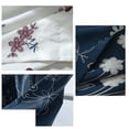 thumbnail image 4 of Kitchen Tiers Curtain Floral Half Drapes Rod valances; Rod Pocket Short Blackout Valances Small Window Drapes, 4 of 7