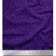 thumbnail image 1 of Soimoi Purple Rayon Fabric Splatter Art Abstract Decor Fabric Printed Yard 42 Inch Wide, 1 of 1