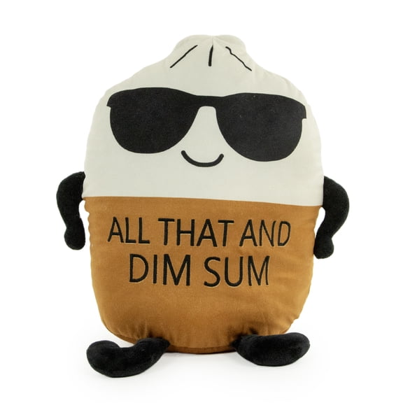 Jumbo Dim Sum Plush Character, Funny Soft Collectible Stuffed Plush Toy, 12M