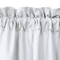 thumbnail image 4 of Commonwealth Prescott Rod Pocket Dressing Window Curtain Panel Set - 80x84", White, 4 of 5