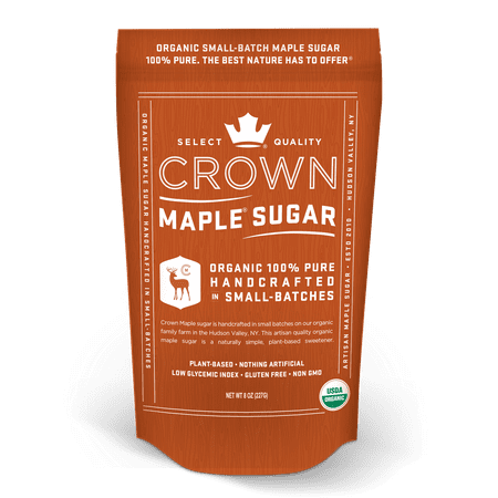 UPC 852913003094 product image for Crown Maple Organic Maple Sugar 8 oz (227g); Handmade in Small-Batches  Gluten-F | upcitemdb.com