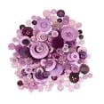 thumbnail image 5 of VERDANVERSE Button Decoration Resin Buttons Purple 1 Set (Approx 600 Buttons), 5 of 8