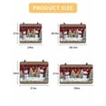thumbnail image 7 of Large Induction Cooktop Protector Mat Christmas Snowman Stove Top Covers for Electric Stove, Xmas Winter Red Black Plaid Wooden Decorative Stove Burner Cover Mats, Glass Top Stove Cover, 7 of 7