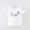 thumbnail image 2 of MEZZALL Girls And Toddler Graphic T-Shirts Short Sleeve T Shirts Relaxed Fit, 5-6 Years, 2 of 9