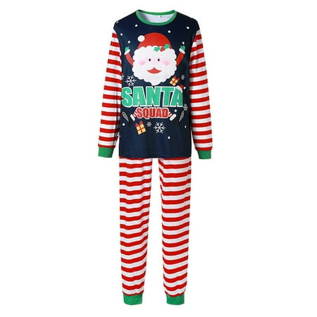 

women Christmas pajamas for family matching outfits son daughter sets soft Blue Christmas Men Dad Printed Blouse Tops+Pants Xmas Family Matching Pajamas Set