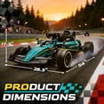 thumbnail image 3 of Licensed Aston Martin Electric Go Kart for Kids 3-8, 24V Drift Kart Ride on Toys Car, 4x100W Motors,  Remote Control, EVA Wheels, Music Function, Drift Mode, 3 of 10