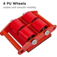 thumbnail image 2 of 6T 13200 lbs Heavy Duty Machine Dolly Skate Machinery Roller Mover Cargo Trolley, 2 of 4