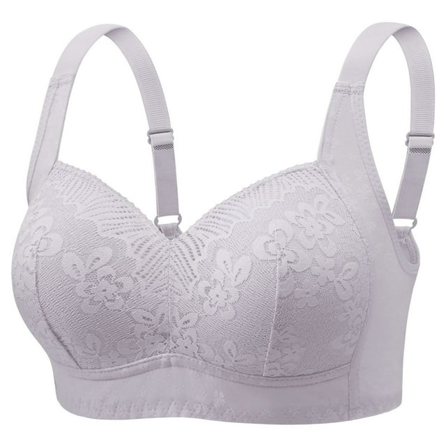 Abcnature Women Daily Comfort Bras Thin and Steel Hoop Gathered Breathable Underwear for Daily Bras