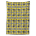 thumbnail image 3 of Ambesonne Renaissance Tablecloth Rectangular Table Cover, Old Damask Ornaments, 60"x84", Yellow Black White, 3 of 4