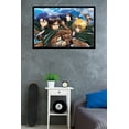 thumbnail image 2 of Attack on Titan - Swords Wall Poster, 22.375" x 34", Framed, 2 of 2