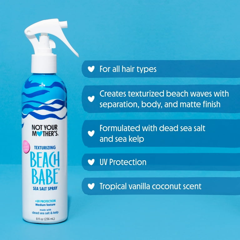 Not Your Mother's Beach Babe Texturizing Sea Salt Spray with UV Protection, 8 fl oz