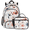 Multicolour 2, variant on Herdesigns Watercolor Dog Backpack with Lunch Box Dog Theme Lightweight Large Travel Work Laptop Backpacks Set Casual Daypacks