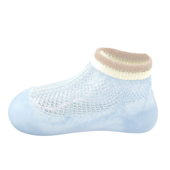 Otqutp Toddler Beach Shoes Baby Girl Boy Indoor Toddlers Breathable Walking Shoes Warm Elastic Sock Shoes Outdoor Sneakers Fall 0 to 4 Years