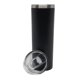 thumbnail image 1 of Vasos de viaje de 20 oz con tapas Taza de aislamiento al vacío de acero inoxidable de doble pared Taza de hielo de café con aislamiento portátil Negro, 1 of 5