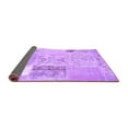thumbnail image 2 of Ahgly Company Indoor Rectangle Patchwork Purple Transitional Area Rugs, 8' x 10', 2 of 4