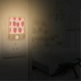 thumbnail image 2 of Yayeee 2-Pack Plug in LED Night Lights with Light Sensors Motion Detectors, Cartoon Strawberry, 2 of 7