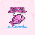 thumbnail image 4 of Inktastic Grandpa's Fishing Buddy (pink) Girls Baby T-Shirt, 4 of 5