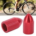 thumbnail image 1 of Schrader Valve Caps, High Reliability Long Service Life Convenient To Use Schrader Valve Covers Practical To Use Professional Design  for Mountain Bikes Red,Purple,Blue, 1 of 7