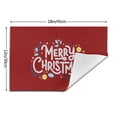 thumbnail image 3 of XMXT 1 Pcs Woven Placemats, Christmas Digital Prints Stain Resistant Anti-Skid Placemat for Kitchen Table, 12 x 18 inches, 3 of 6