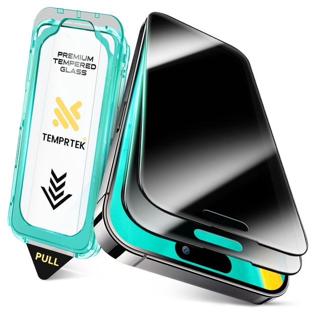 Protector de pantalla TEMPRTEK+ Privacy Glass para iPhone 16 Pro Max