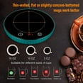 thumbnail image 5 of 2X Candle Warmer/Coffee Warmer, 8H Auto Shut 1-12H Candle , 2 Temp Setting 122/140℉ Green US Plug, 5 of 7
