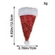 thumbnail image 2 of 6pc Christmas Sequin Knife And Fork Set Mini Christmas Hat Knife And Fork Decoration Desktop Christmas Ornaments, 2 of 3