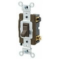 thumbnail image 2 of Leviton 54504 15A Toggle Switch in Brown — 15A 277V — UL Listed for US Residential Electrical Code Compliance, Drop-in NEC-Standard Wiring, 2 of 2