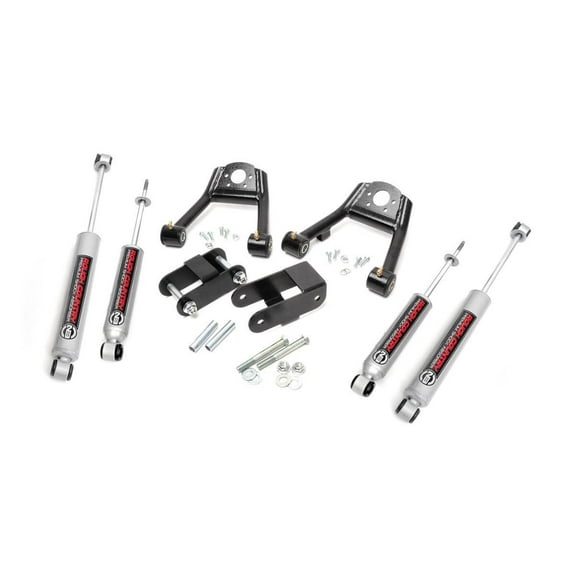 Rough Country 1.5-2" Lift Kit for 86-94 Nissan D21 Hardbody Truck 4WD - 80530 Fits select: 1995,1997 NISSAN TRUCK KING CAB SE/KING CAB XE