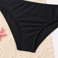thumbnail image 3 of Akiihool Baby Girls' Swimwear Girls Swimsuit 2 Piece Bikini Set Bathing Suit (Black,7-8 Years), 3 of 5