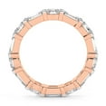 thumbnail image 4 of Oval & Emerald Shape Lab Grown Diamond Mckenna Eternity Ring For Women | 4 Carat IGI Certified 14K Rose Gold | FG-VS Quality Friendly Diamonds Eternity Ring Size 7, 4 of 4