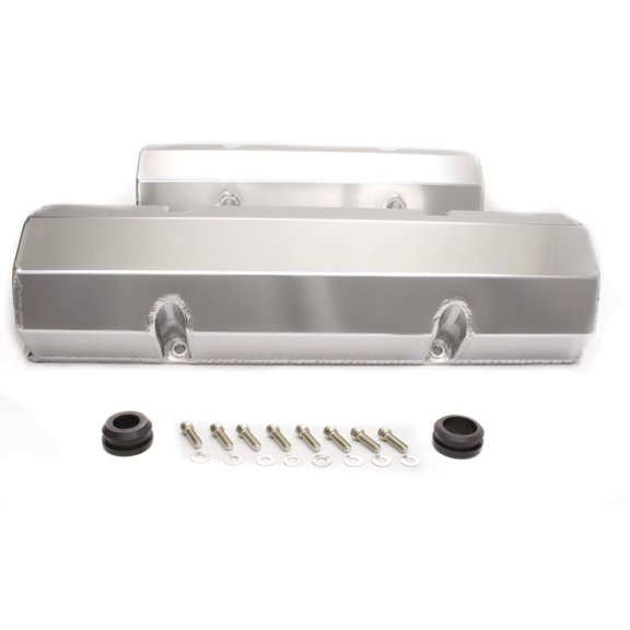 Racing Power Co-Packaged GM Fabricated Aluminum Valve Covers w/o Hole