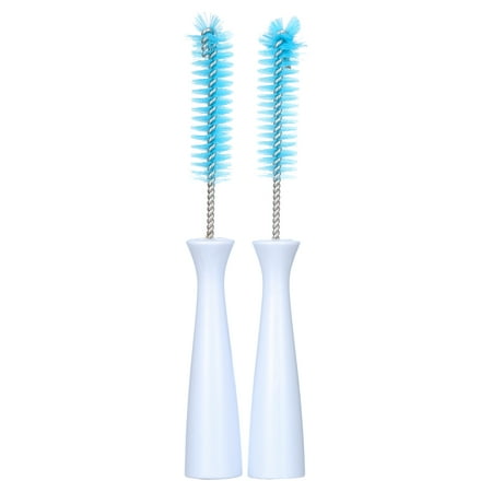 Kiinde Twist Pouch 2-Piece Baby Bottle Nipple Brush Set for All Brands/Parts