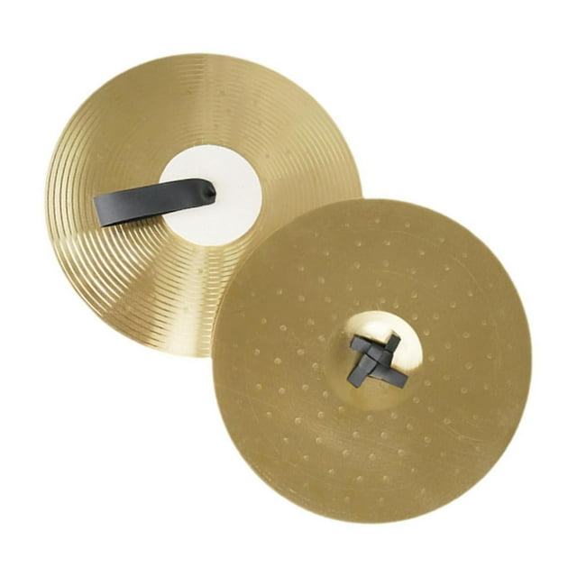 braveheart Crash Cymbal Tambour Portable Multifonction pour Adultes Concert Scène Performance 16 Pouces Doré 16 Pouces