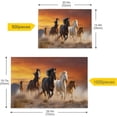 thumbnail image 4 of FREEAMG Running Horses 1000 Piece Large Jigsaw Puzzle for Adults - Game Interesting Toys - Hand Made Puzzles Personalized Gift, 4 of 7