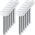thumbnail image 1 of Qucyy Toothpaste Squeezer, 12pcs Metal Tube Squeezer Key Stainless Steel Toothpaste Roller Tube Wringer for Paint, Cream, Cosmetic and Hair Dye(A), 1 of 5