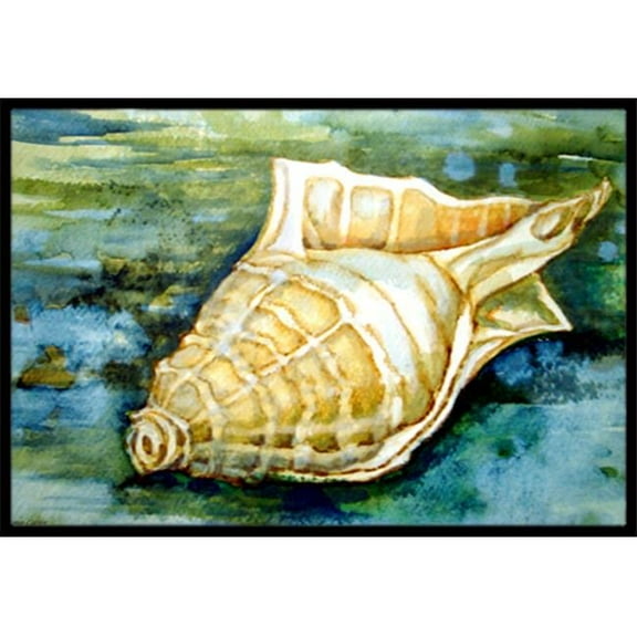 Seashells Inspire Me Indoor & Outdoor Mat- 18 x 27 in.