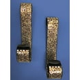 thumbnail image 5 of Candle Wall Sconces Set of 2, Mosaic Holder, 23 Inch Bathroom Wall Mount Decor (Golden Sands), 5 of 8