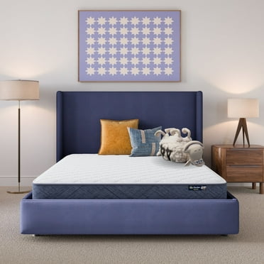 New! Serta Five Star Mattress 7" Sertapedic Firm Mattress in a Box -Queen