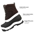 thumbnail image 3 of NORTIV 8 Mens Winter Insulated Waterproof Snow Rugged Winter Outdoor Hiking Men's Work Boots TERREX-1M Brown Size 14, 3 of 7