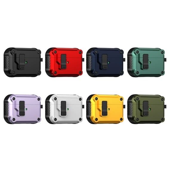 For AirPods 3rd Gen 2021 Case, Armor Heavy Duty Shookproof Hard PC Case Automatic Switch Slim, Anti Scratch Protective Earbuds Cover Skin Case - Army Green