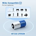 thumbnail image 6 of Voniko CR123A Lithium Batteries 10 Pack, Non-Rechargeable Battery with 10 Years Shelf Life, 6 of 8